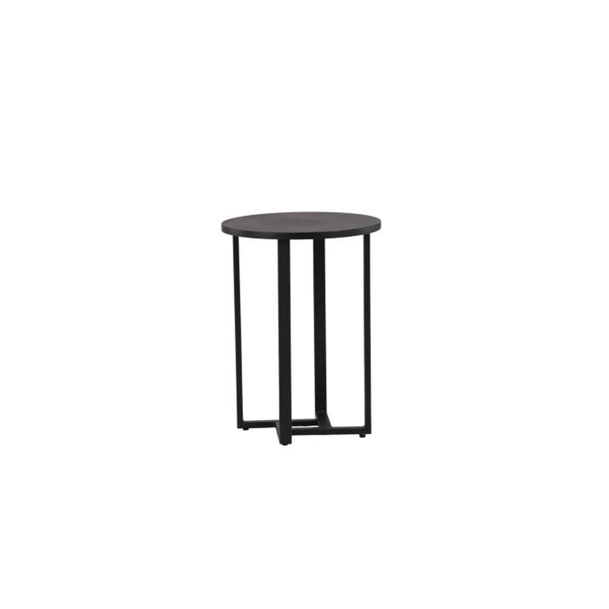 Voir la diapositive 2 : Paris Prix Table d'Appoint Design  Lawton  55cm Noir