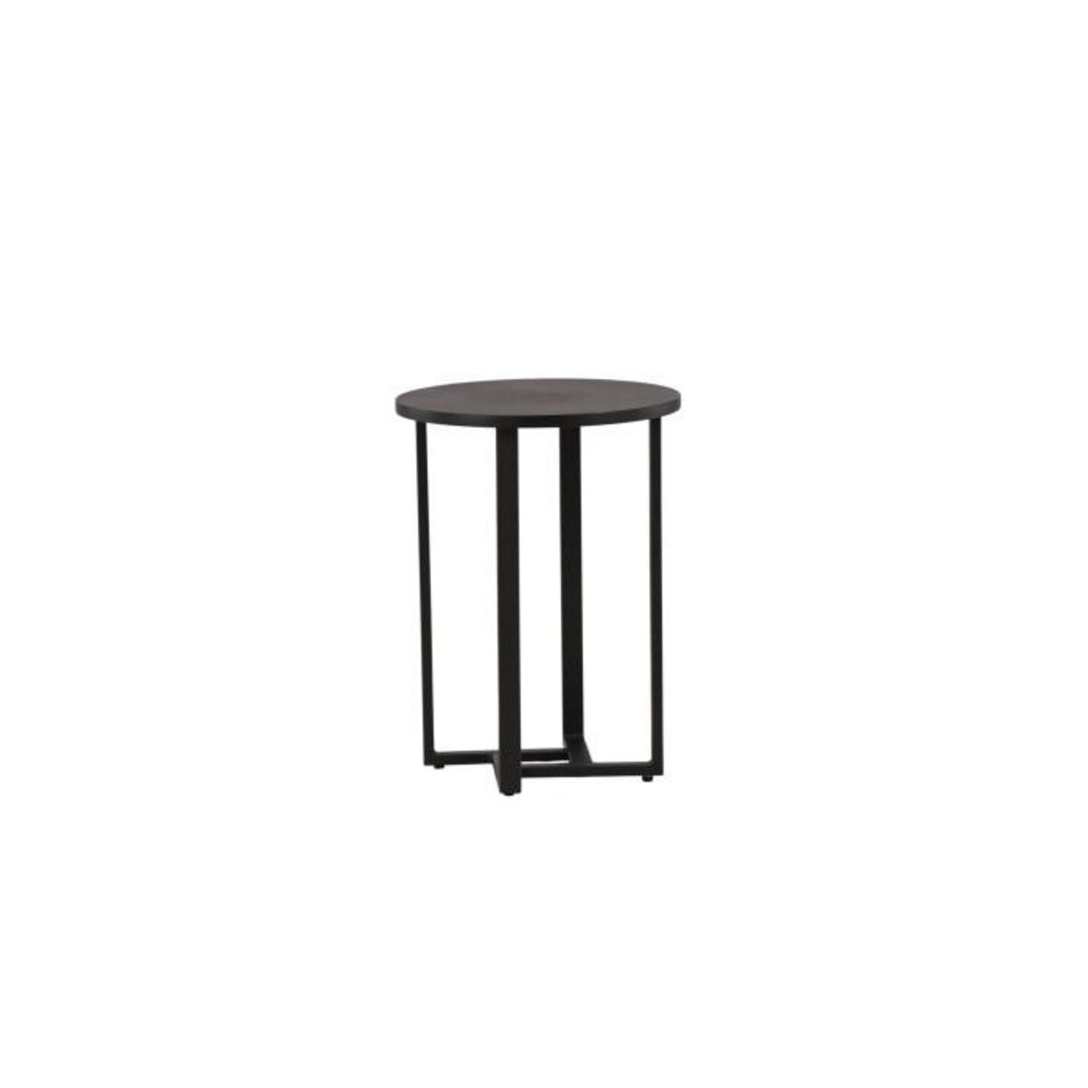 Paris Prix Table d'Appoint Design  Lawton  55cm Noir