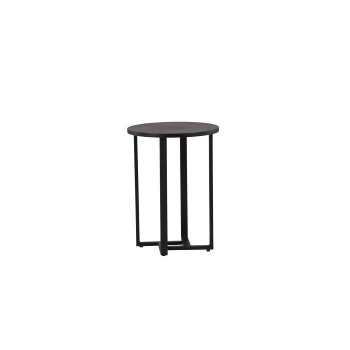 Paris Prix Table d'Appoint Design  Lawton  55cm Noir