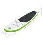 Voir la diapositive 6 : VIDAXL Ensemble de planche SUP gonflable vert et blanc