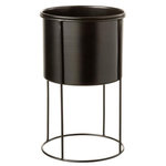 Paris Prix Cache-Pot sur Pied Design  Métal  33cm Noir