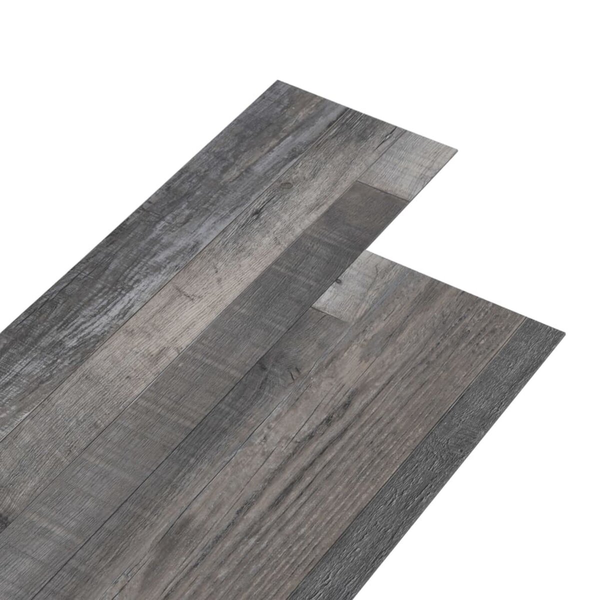 VIDAXL Planches de plancher PVC 5,26 m² 2 mm Bois industriel