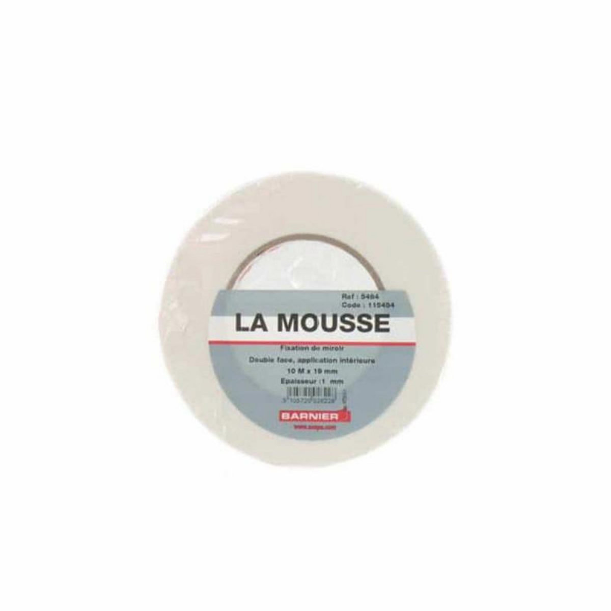 Scapa Double face Mousse blanc SCAPA 5589 19mm x 10m x 5