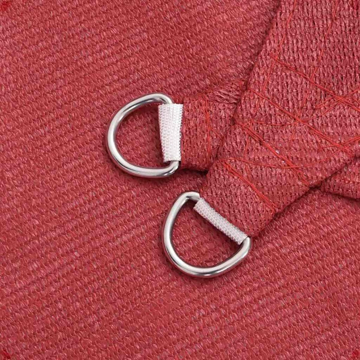 VIDAXL Voile d'ombrage 160 g/m^2 Rouge 2x4 m PEHD