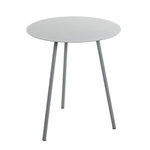 Paris Prix Table d'Appoint en Métal  Shelton  45cm Gris
