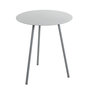 Voir la diapositive 1 : Paris Prix Table d'Appoint en Métal  Shelton  45cm Gris