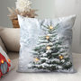 Voir la diapositive 3 : Paris Prix Coussin Déco de Noël LED  Sapin  40x40cm Multicolore