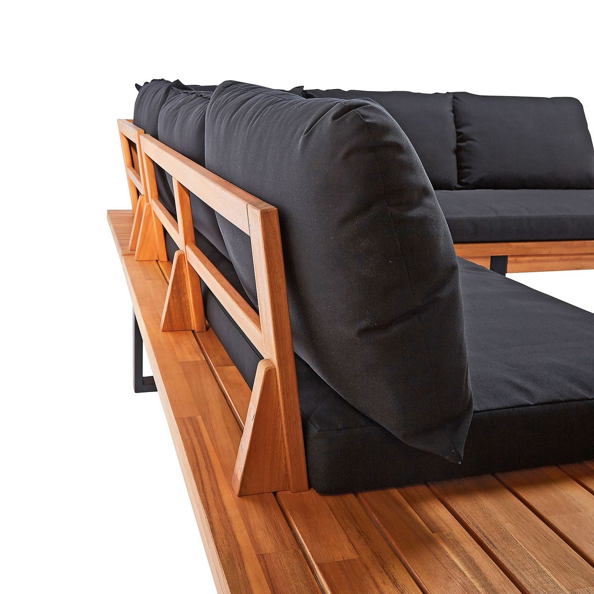 GARDENSTAR Salon bas de jardin 4-6 personnes CAPRI