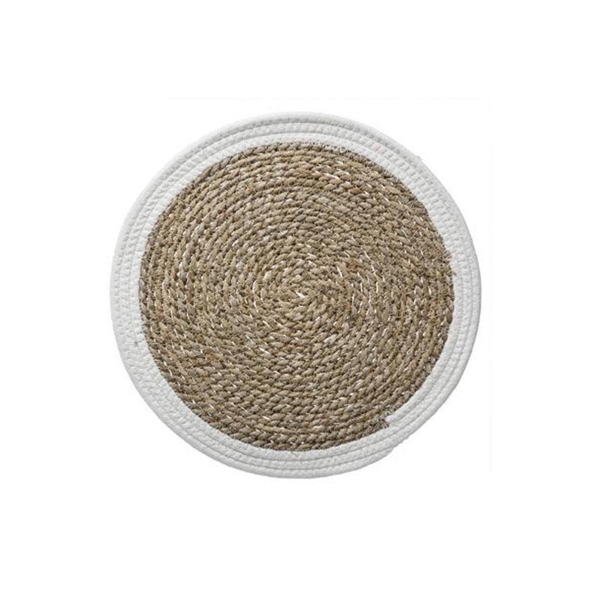 SECRET DE GOURMET Set de table déco  happy pop  38cm blanc