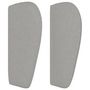 Voir la diapositive 4 : VIDAXL Tete de lit avec oreilles Gris clair 163x23x78/88 cm Tissu