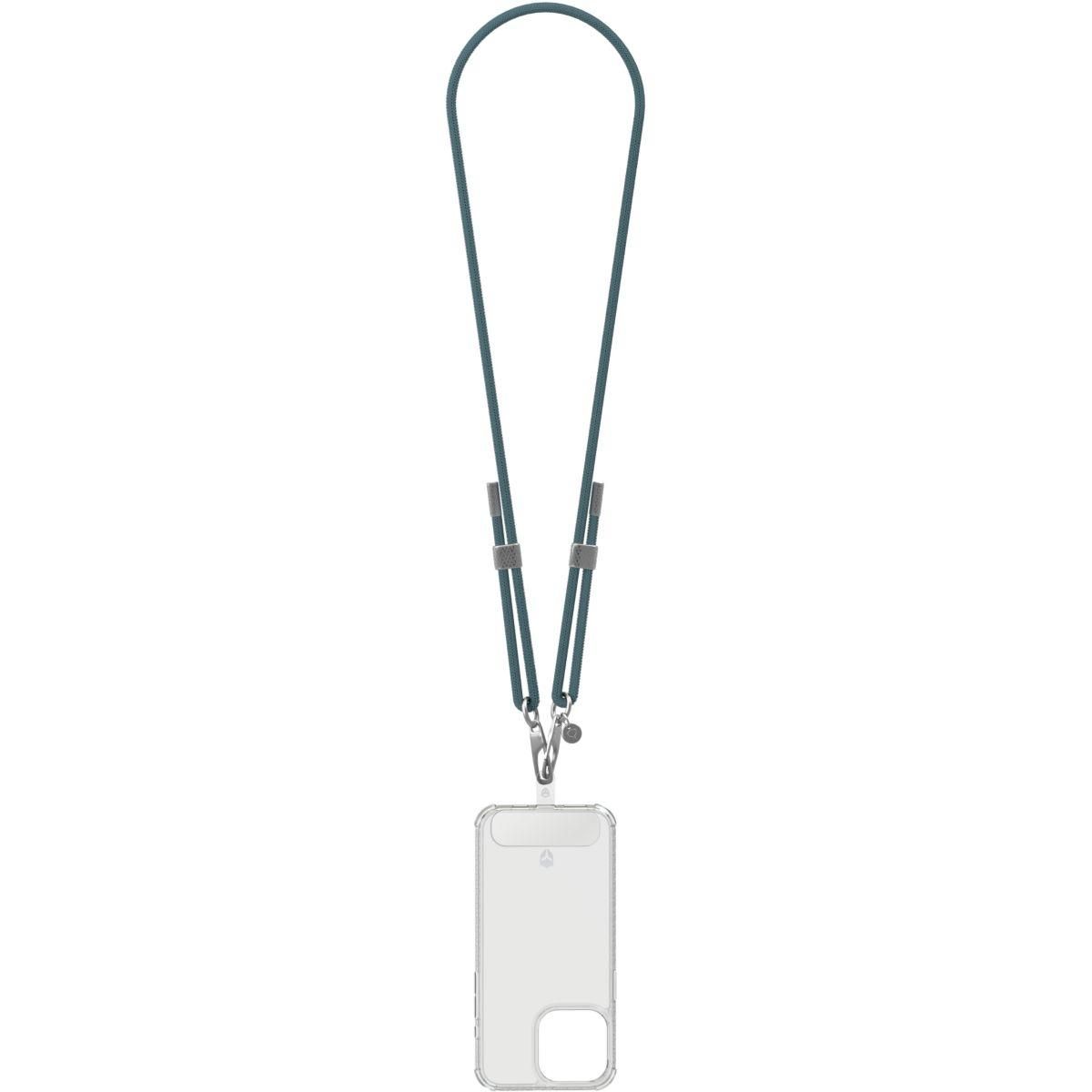 FORCE CASE Bandoulière Cordon Verte détails silver