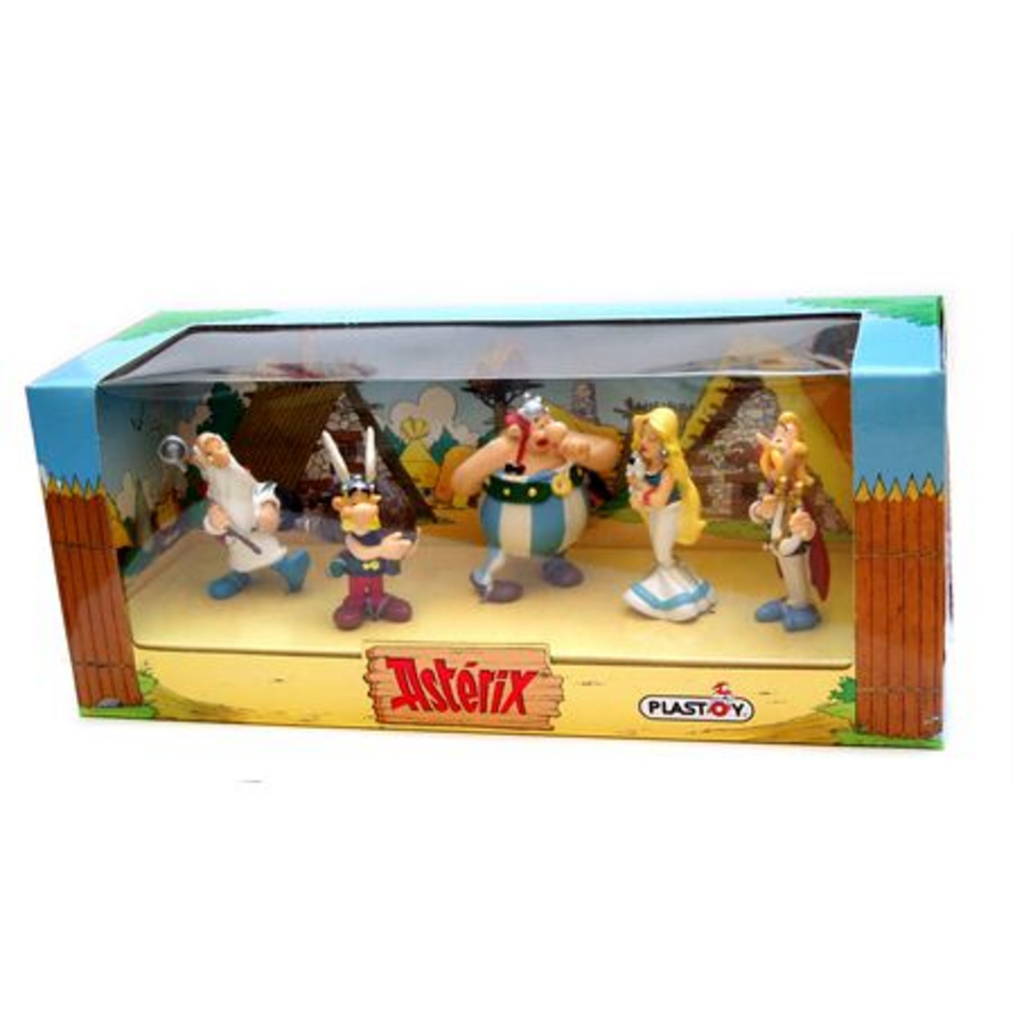 Asterix - Figurine PVC Plastoy - Coffret N°1 Astérix Abraracourcix Bonnemine Fal