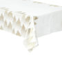 Voir la diapositive 1 : ATMOSPHERA Nappe Imprimée Sapin  Colorama  140x360cm Blanc & Or