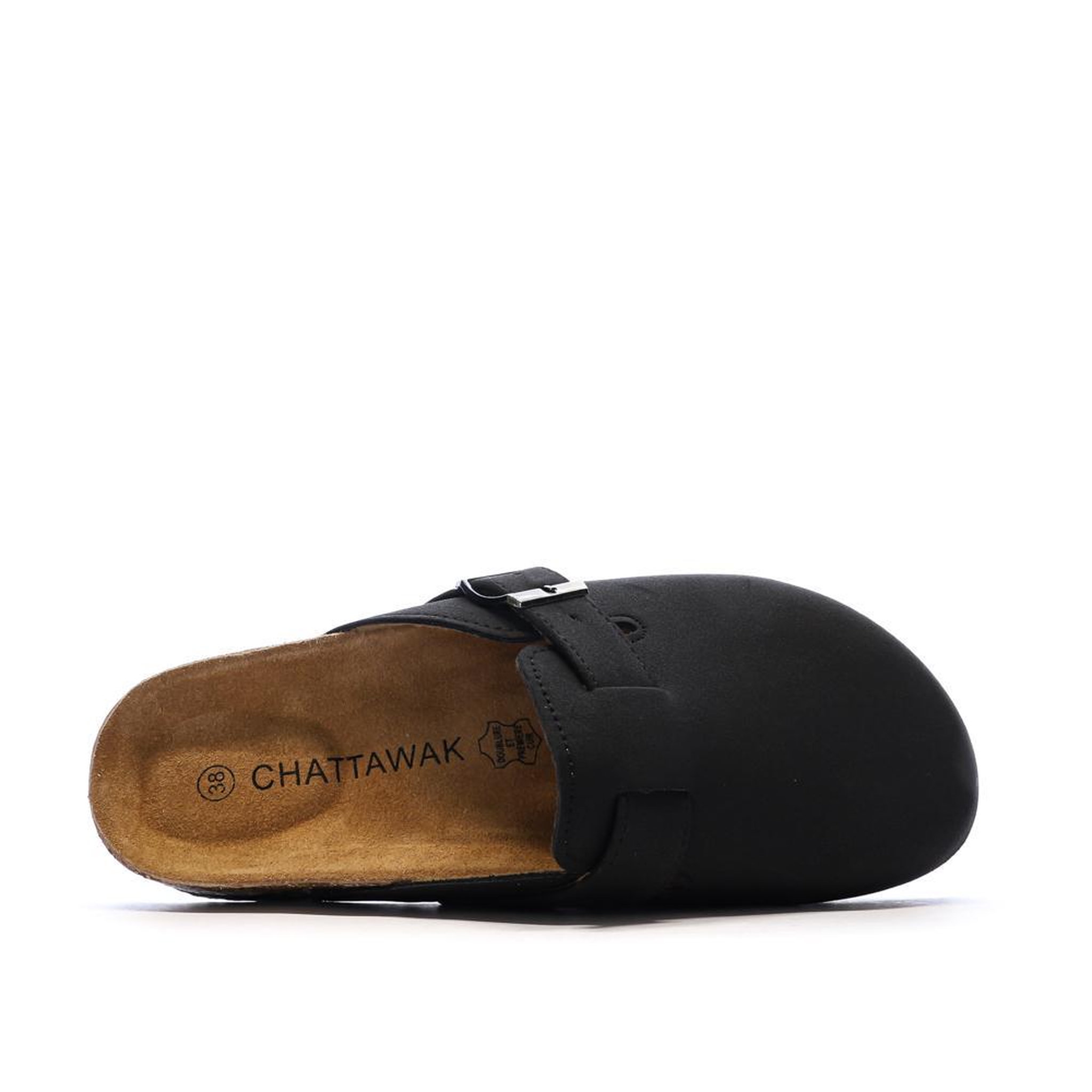 Voir la diapositive 4 : CHATTAWAK Sabots Noir Femme Chattawak Dodge