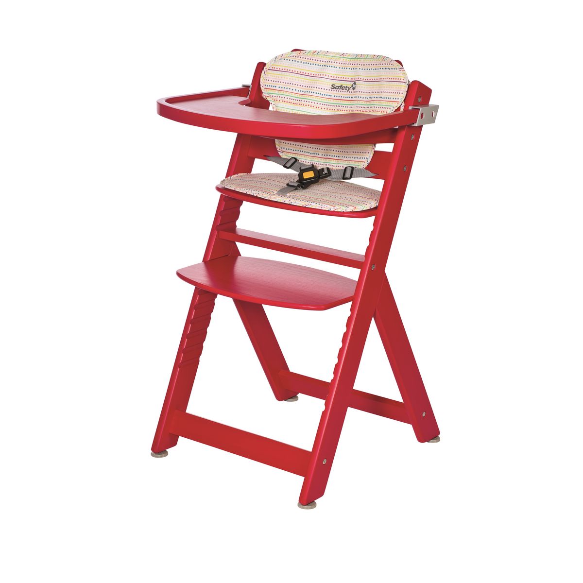 SAFETY FIRST chaise haute bois timba red dots