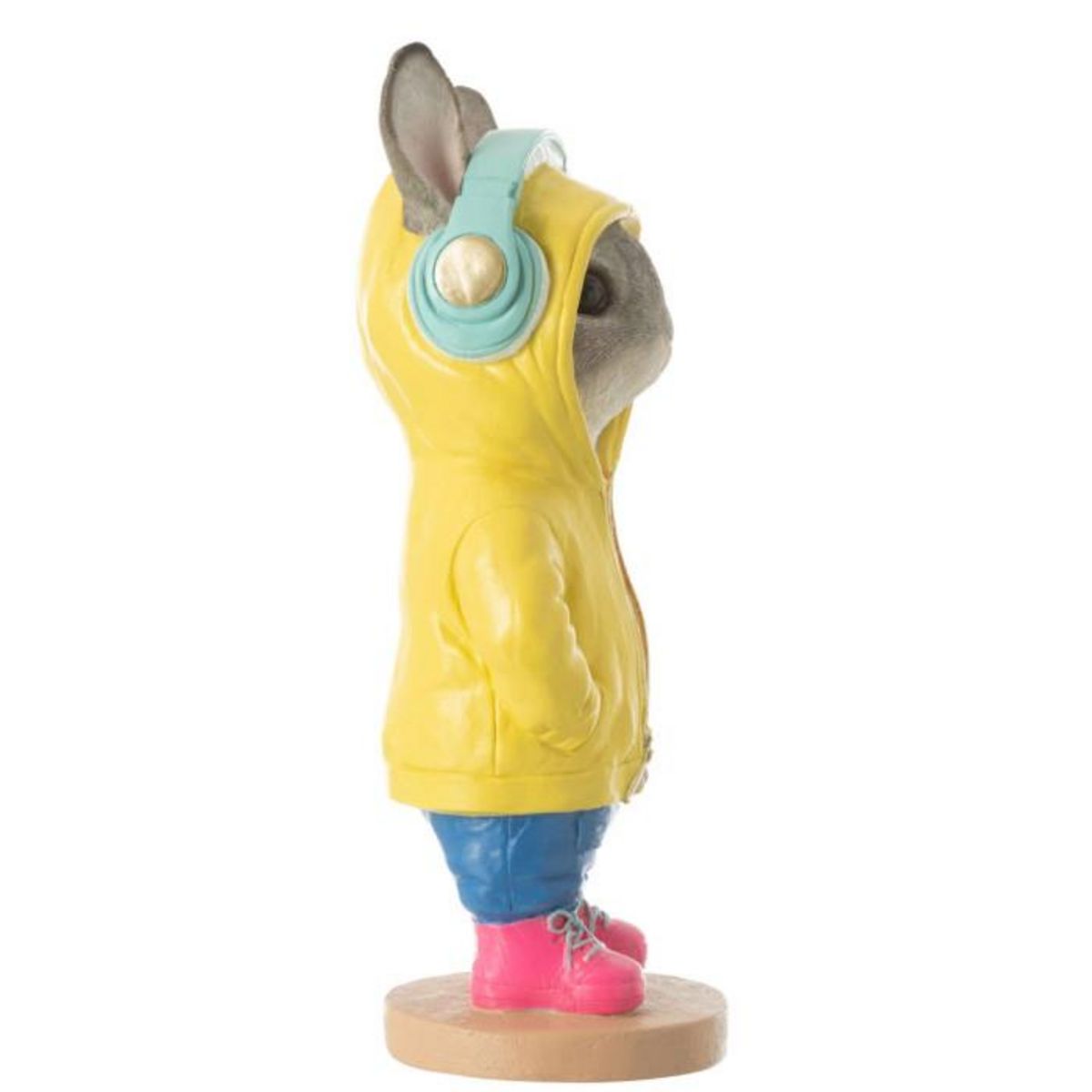 Paris Prix Statuette Lapin Déco  Fashion  29cm Multicolore