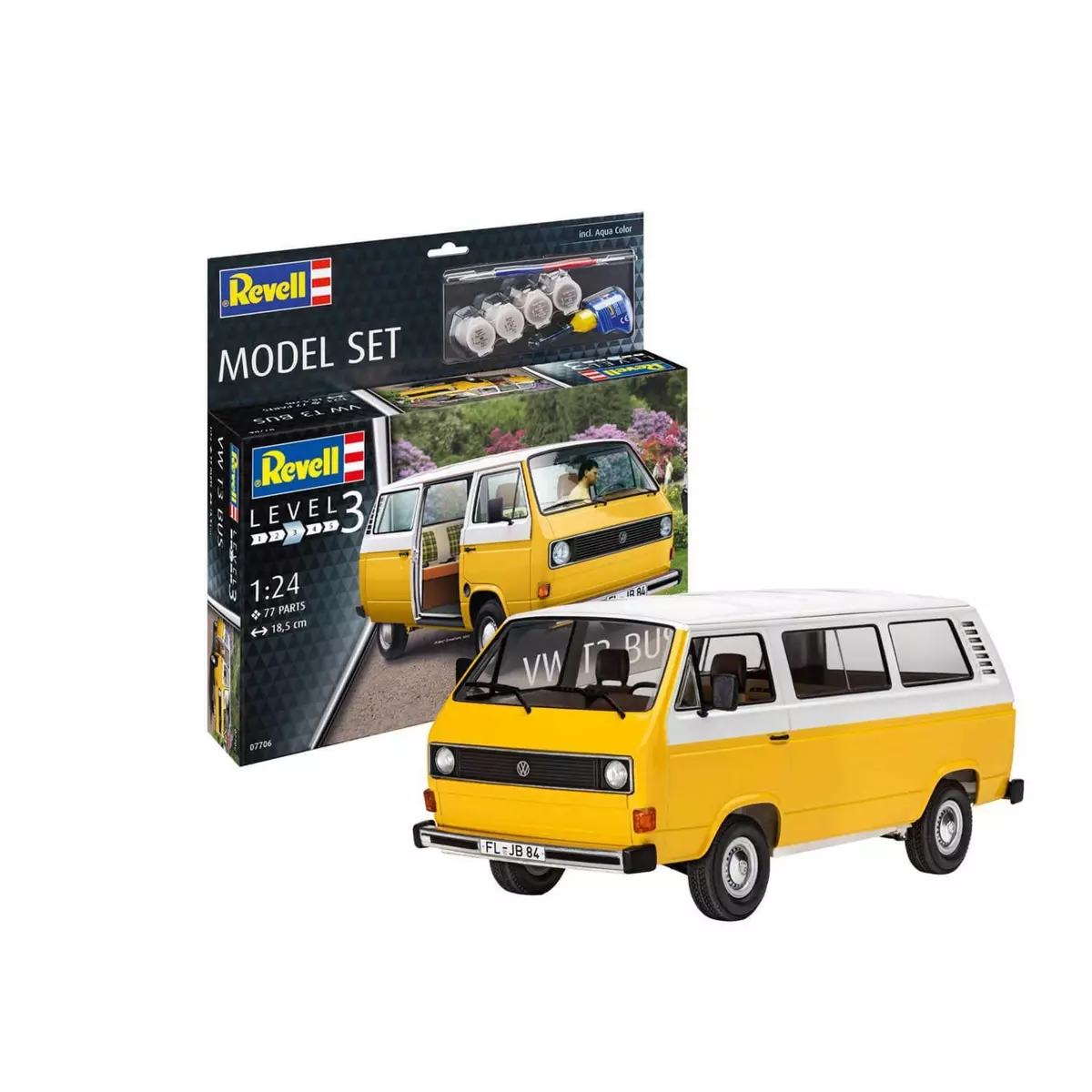 Revell Maquette véhicule : Model Set : VW T3 Bus