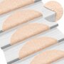 Voir la diapositive 5 : VIDAXL Tapis d'escalier auto-adhesifs 30 pcs creme 56x17x3 cm