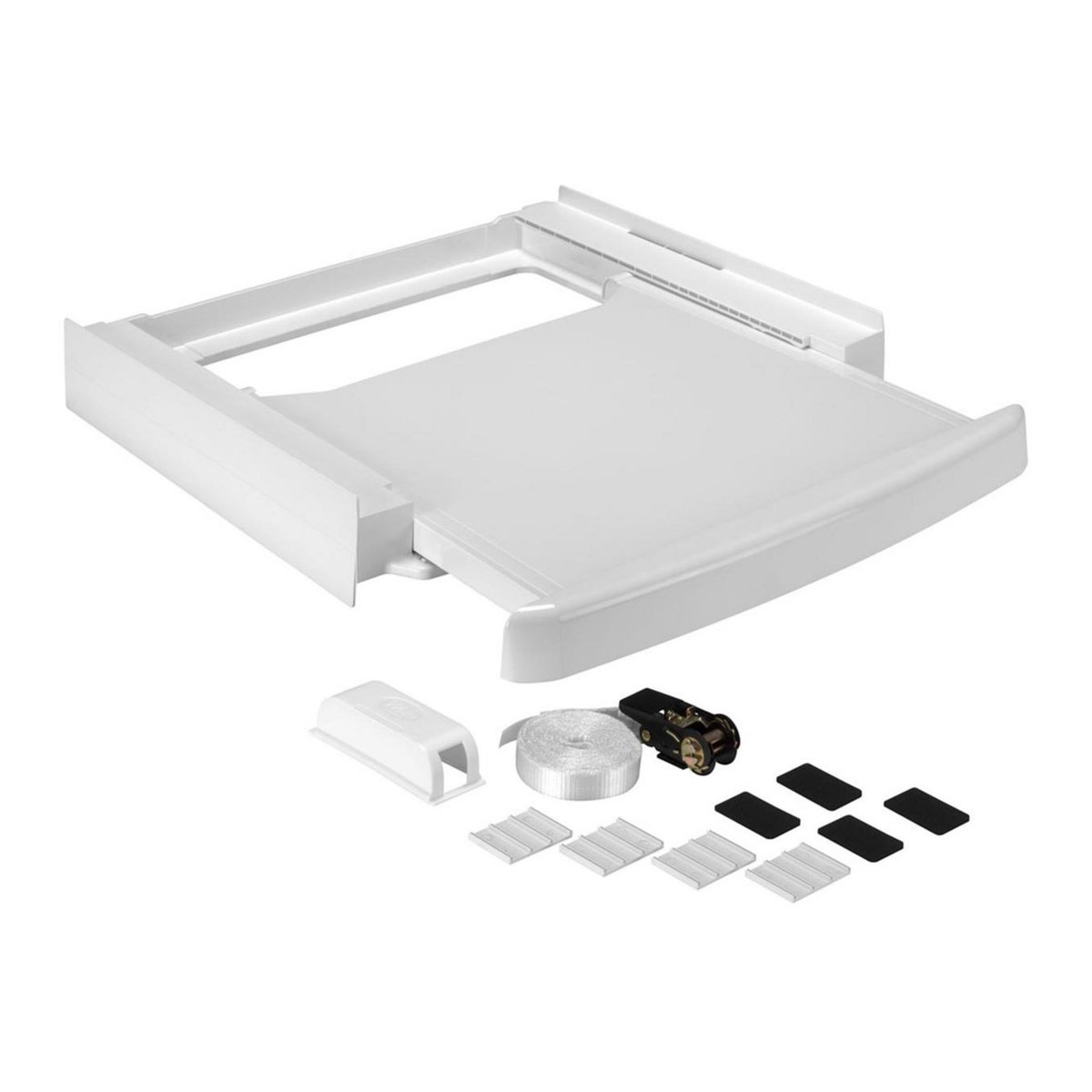 WPRO Kit de superposition 60cm blanc avec tablette - sks101