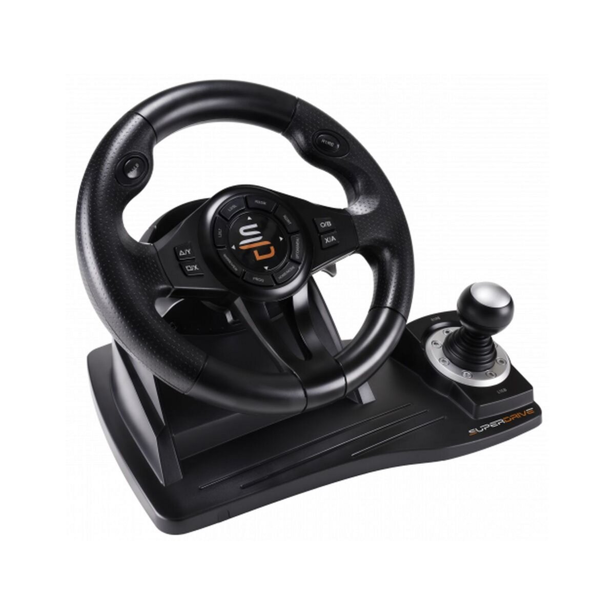 SUBSONIC Volant de Course GS500 avec Pédalier Superdrive Multi-plateforme