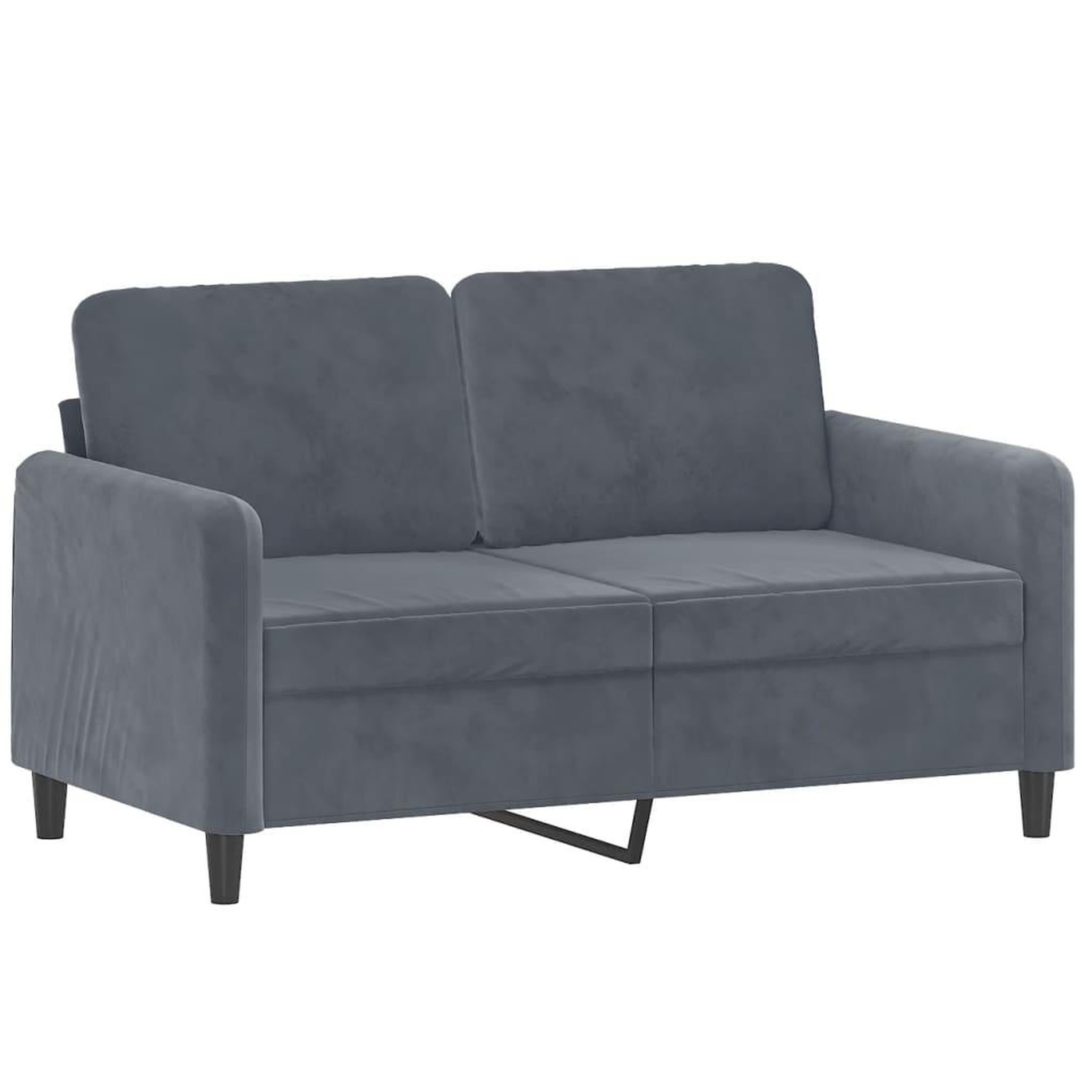 Voir la diapositive 3 : VIDAXL Ensemble de canapes 3 pcs gris fonce velours