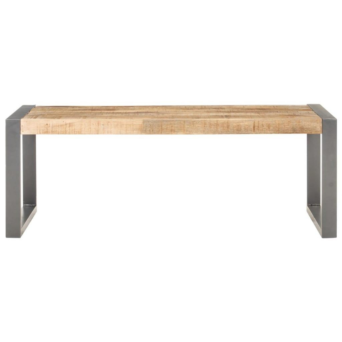 VIDAXL Table basse 110x60x40 cm Bois de manguier brut