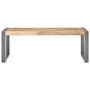 Voir la diapositive 2 : VIDAXL Table basse 110x60x40 cm Bois de manguier brut