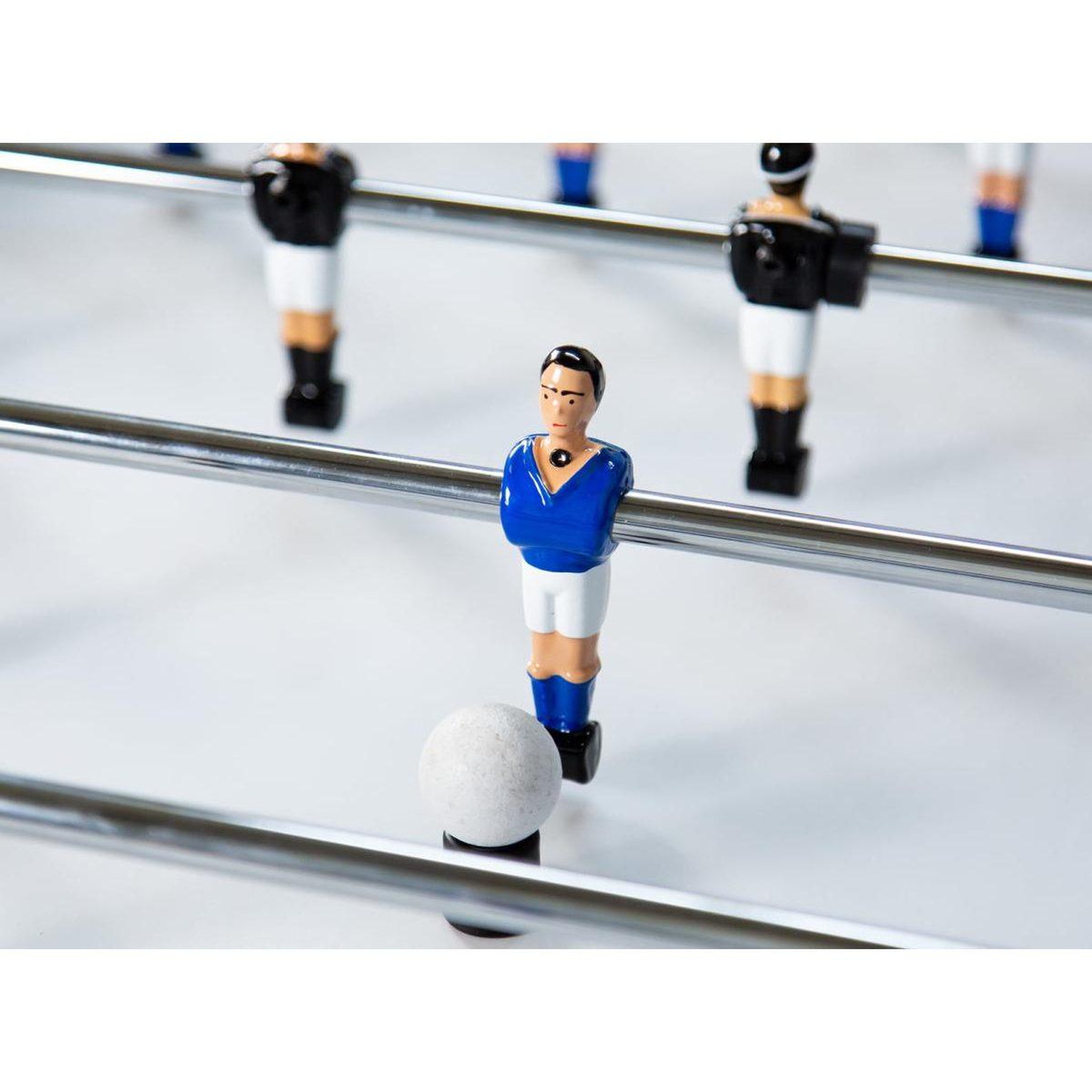 Voir la diapositive 3 : RENE PIERRE Baby-foot - collection color bleu