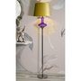Voir la diapositive 6 : Paris Prix Lampadaire en Verre  Milva One  167cm Violet & Or
