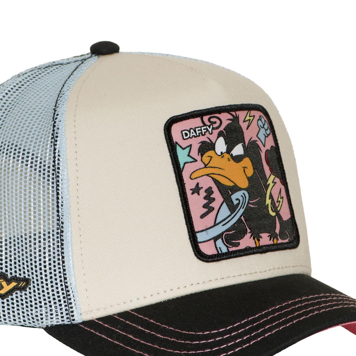 CAPSLAB Casquette trucker avec filet Looney Tunes Daffy