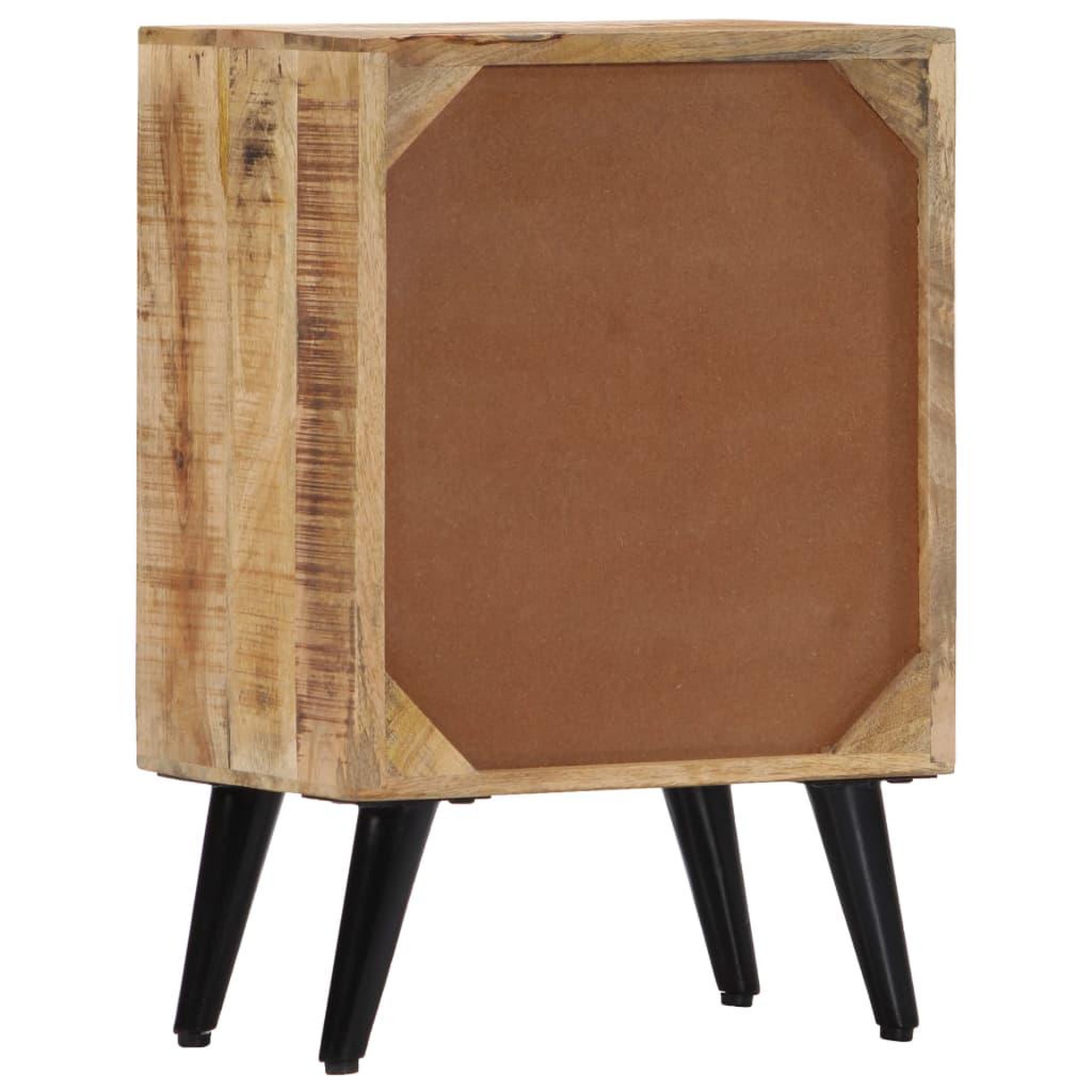 Voir la diapositive 4 : VIDAXL Table de chevet 40 x 30 x 60 cm bois de manguier massif