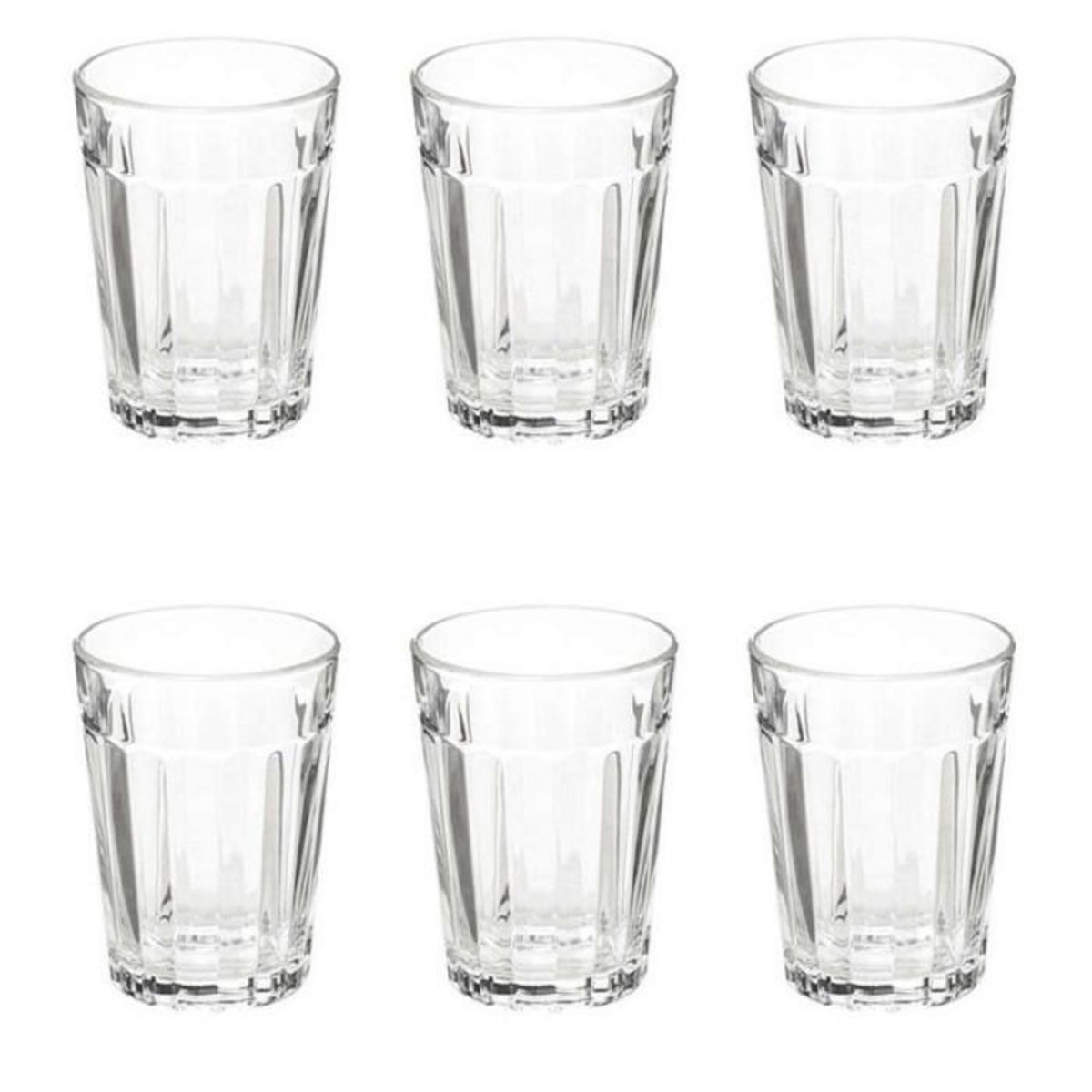 SECRET DE GOURMET Lot de 6 Verres à Eau  Loft  25cl Transparent