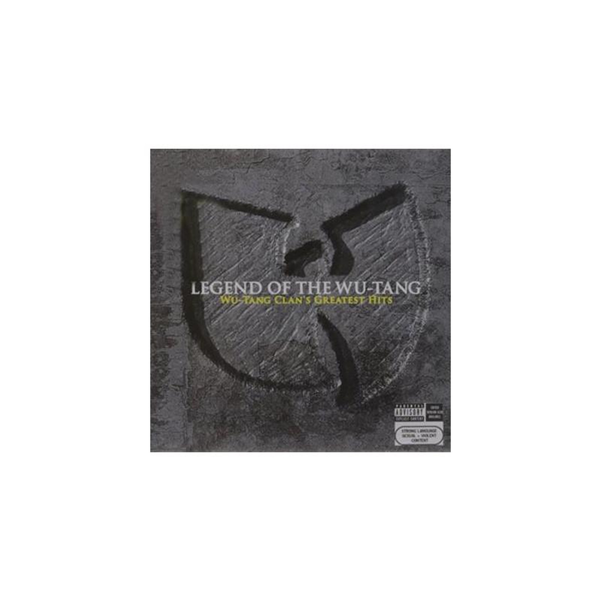 SONY Vinyle legend of the wu-tang greatest hits de sony, couverture sombre texturée