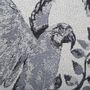 Voir la diapositive 4 : ATMOSPHERA Coussin Déco  Perroquet  40x40cm Gris