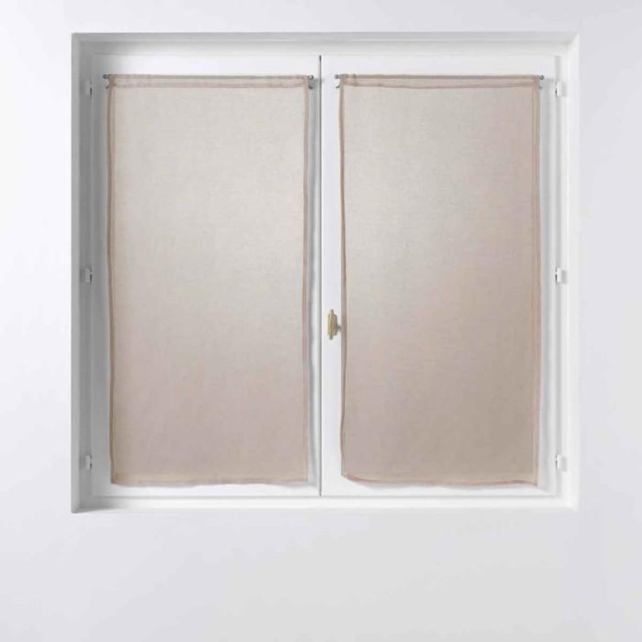 Voir la diapositive 1 : Paris Prix Paire de Voilages  Sandra  60x160cm Lin