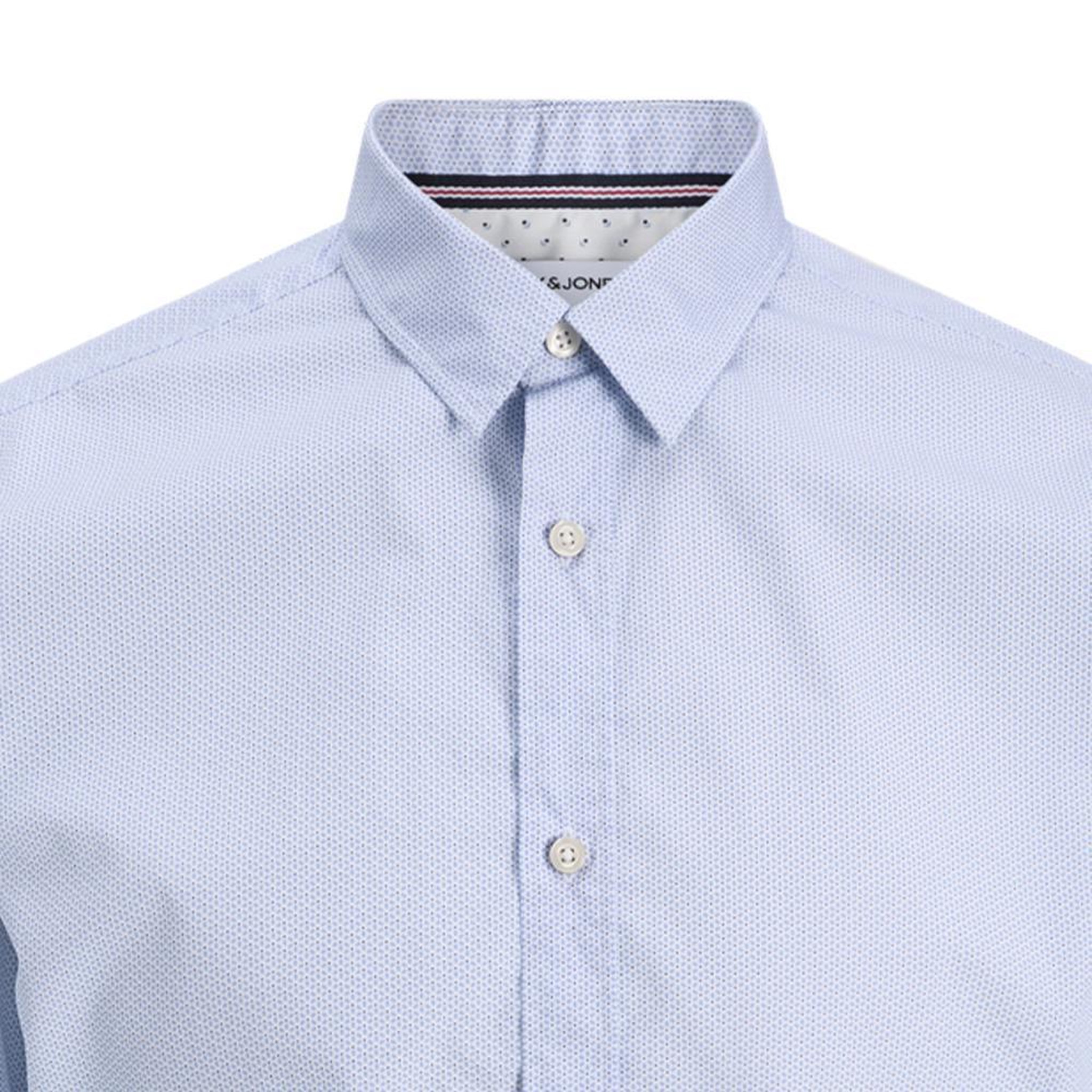 Voir la diapositive 2 : Jack & Jones Chemise Bleu Clair à Motifs Homme Jack & Jones Parker