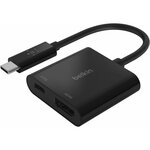 Belkin Adaptateur HDMI/USB-C USB-C HDMI 60W Noir