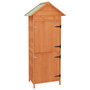 Voir la diapositive 1 : VIDAXL Armoire de rangement de jardin Marron 42,5x64x190 cm