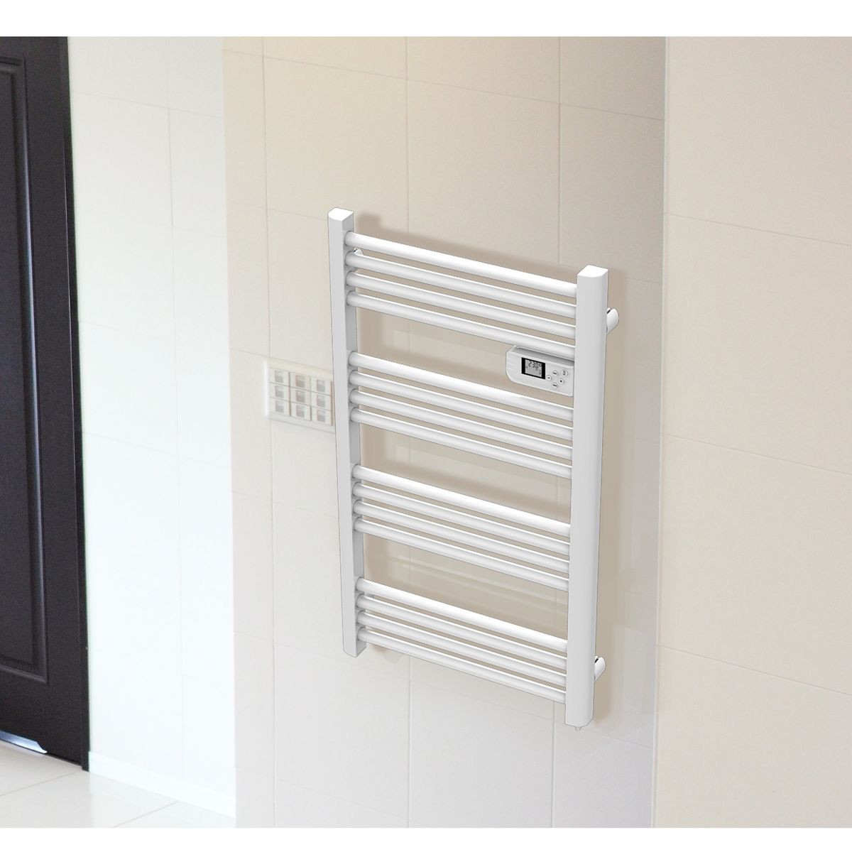 CARRERA Sèche-serviettes électrique LCD 500W - sans fluide