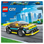 LEGO City 60383 La Voiture de Sport Électrique, Jouet pour Garçons et Filles de 5 Ans, Set de Voiture de Course