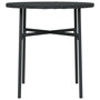 Voir la diapositive 4 : VIDAXL Table à thé Noir 45 cm Résine tressée