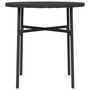 Voir la diapositive 4 : VIDAXL Table à thé Noir 45 cm Résine tressée