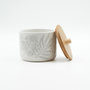 Voir la diapositive 2 : Paris Prix Pot à Cotons Imprimé  Amber  10cm Gris