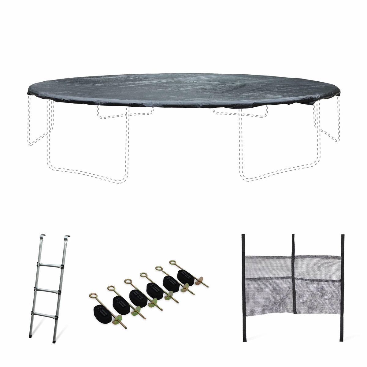 SWEEEK Kit accessoires pour trampoline de diamètre 250 à 490 cm