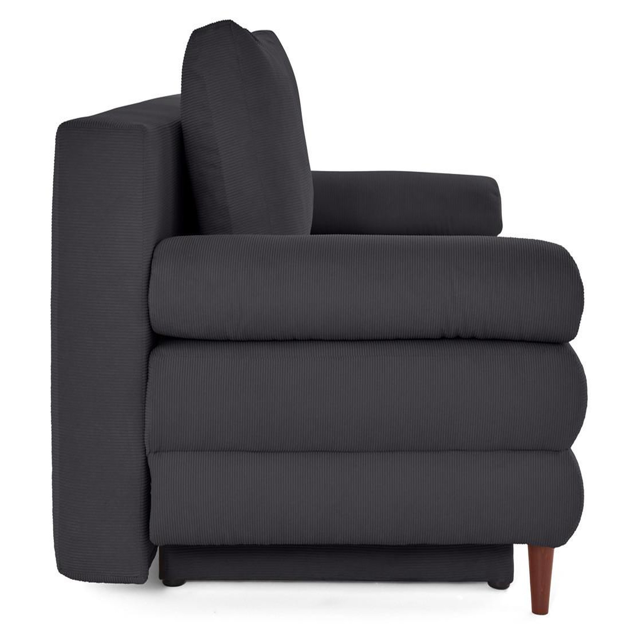 Voir la diapositive 6 : BEST MOBILIER Wonder - canapé 3 places convertible avec coffre en velours côtelé