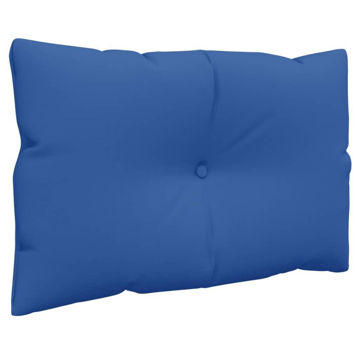 VIDAXL Coussins de palette lot de 2 bleu royal tissu