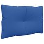 Voir la diapositive 4 : VIDAXL Coussins de palette lot de 2 bleu royal tissu