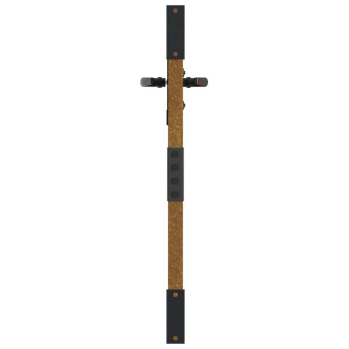 VIDAXL Portail de jardin 85x75 cm acier corten conception d'arbre