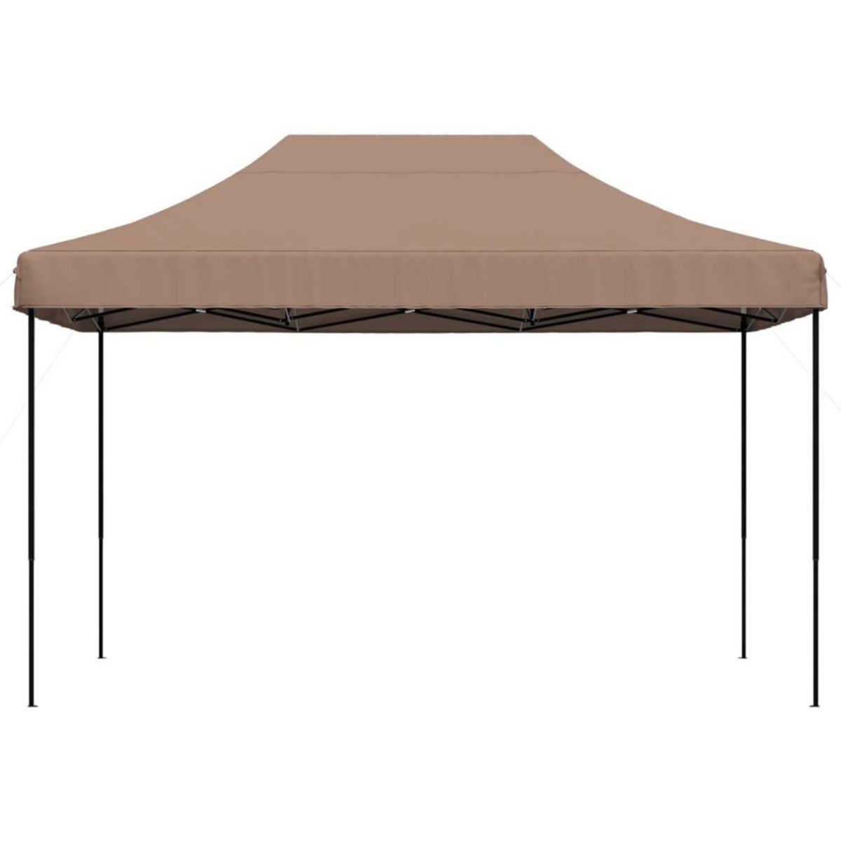 VIDAXL Tente de reception pliable escamotable marron 410x279x315 cm