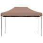 Voir la diapositive 3 : VIDAXL Tente de reception pliable escamotable marron 410x279x315 cm
